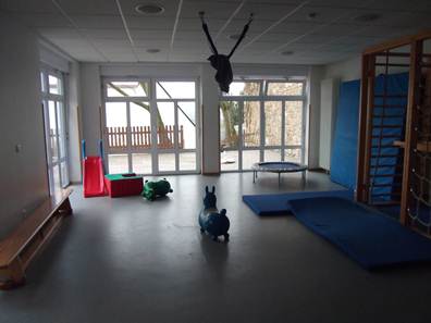 Turnraum im Erdgeschoss